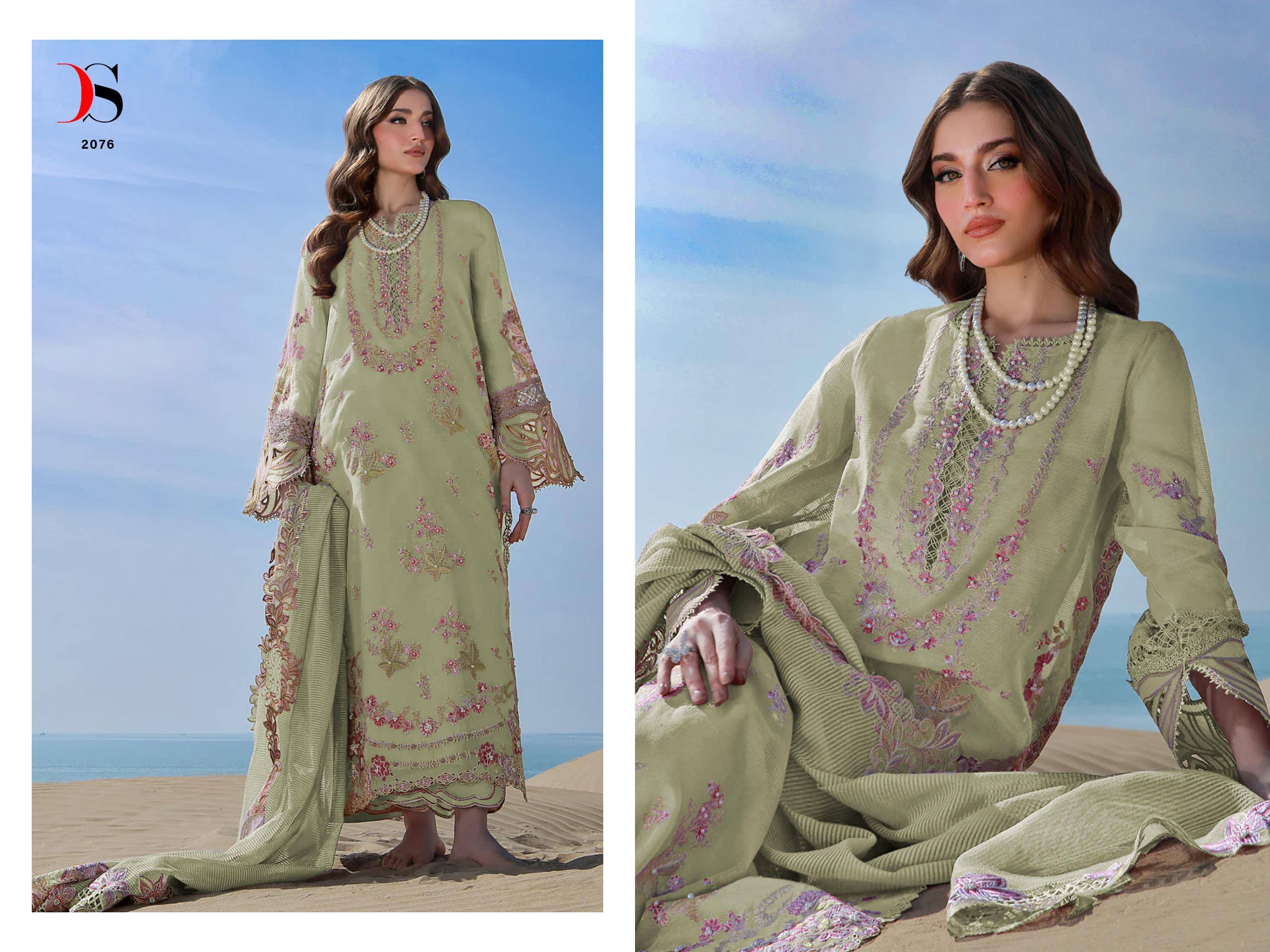 RANGRASIYA vol-6  by  DEEPSY SUITS 2071 To 2076 Series Beautiful Pakistani Suits Wear Pure Cotton Dresses At Wholesale Price